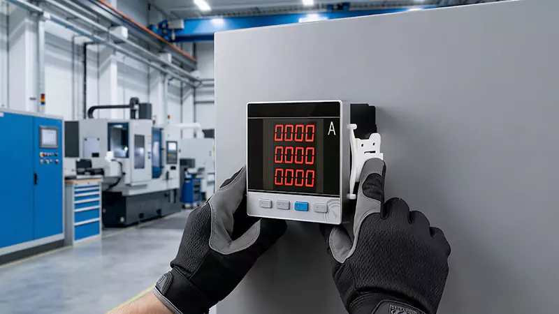 Hur man justerar parametrarna för en trefas digital amperemeter