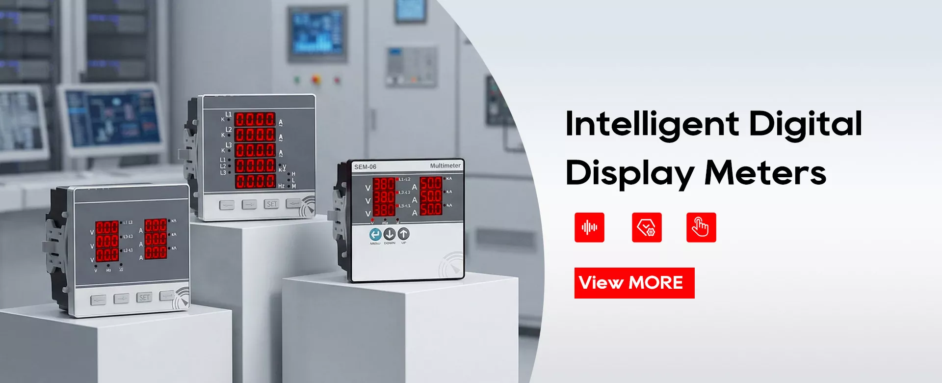 Kina digital display multifunktionellt instrument
