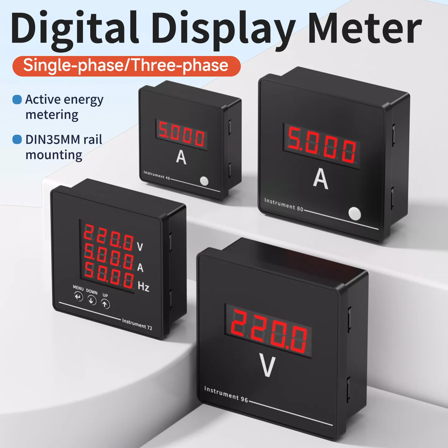 Trefas digital display AC-mätare
