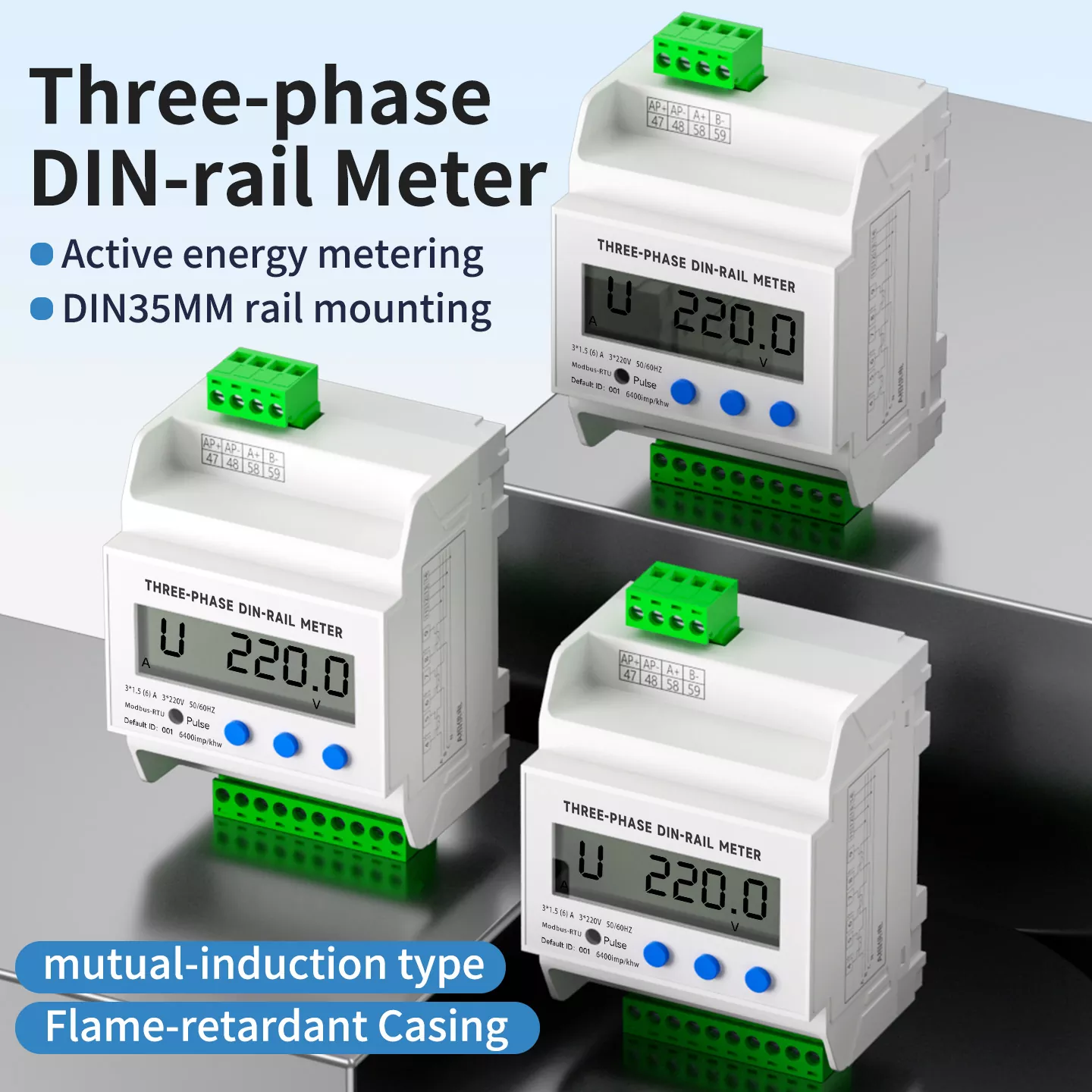 Trefas Din Rail Power Meter
