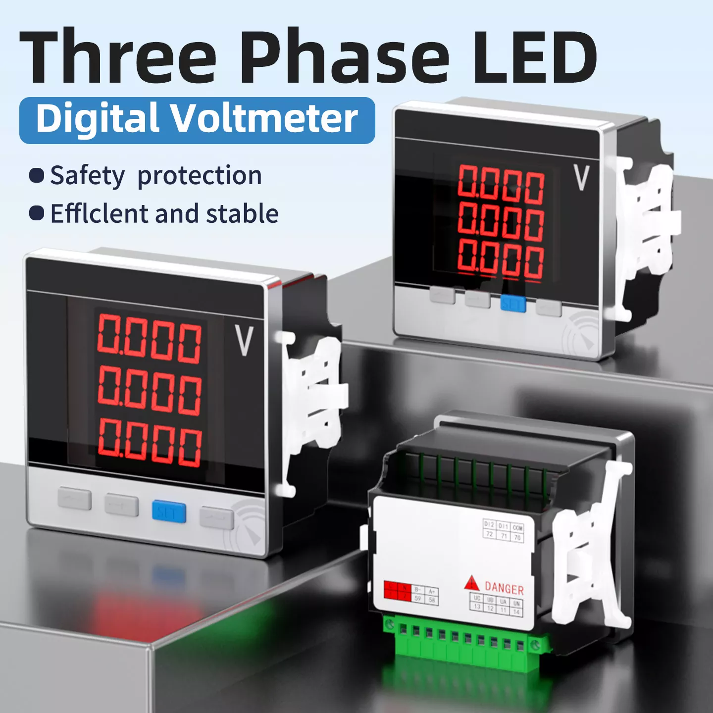 Trefas LED digital voltmeter
